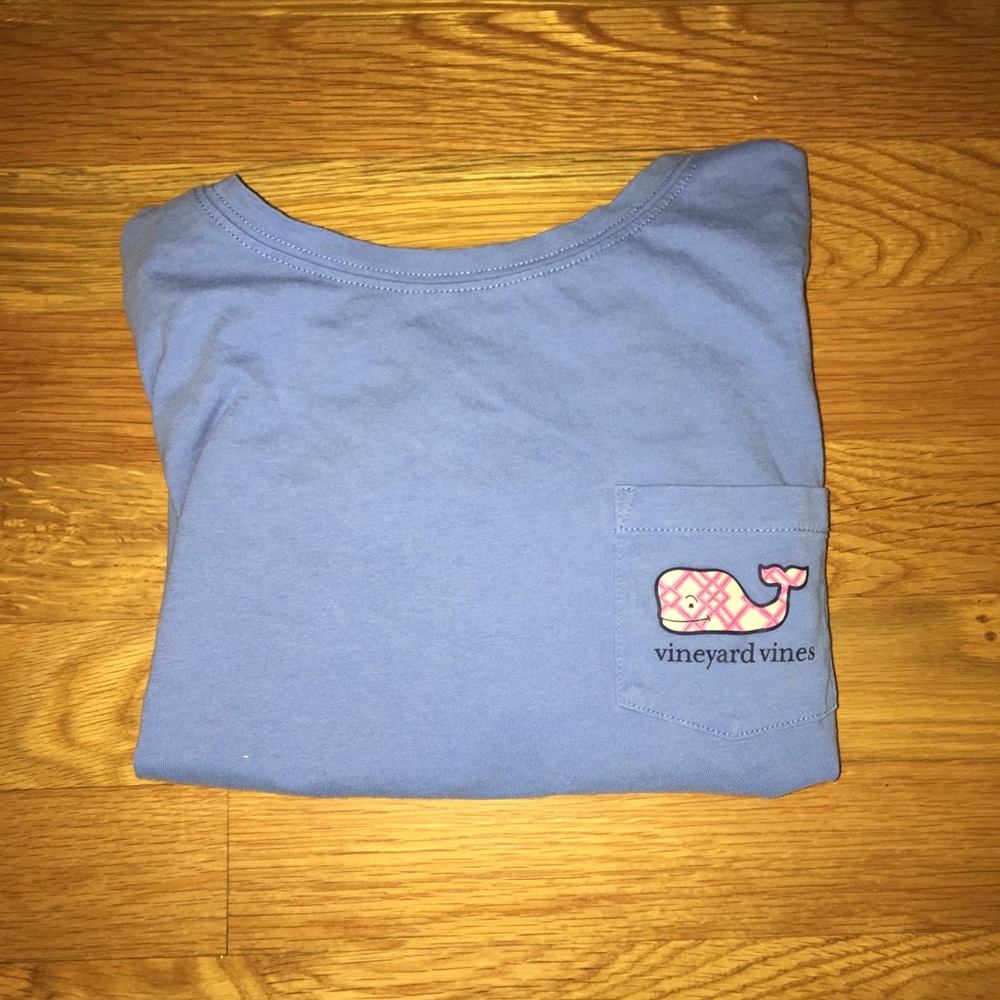 Short Sleeved Blue Vineyard Vines T-shirt